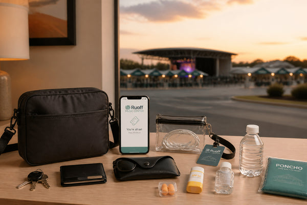 Ruoff Music Center Bag Policy and Clear Bag Rules