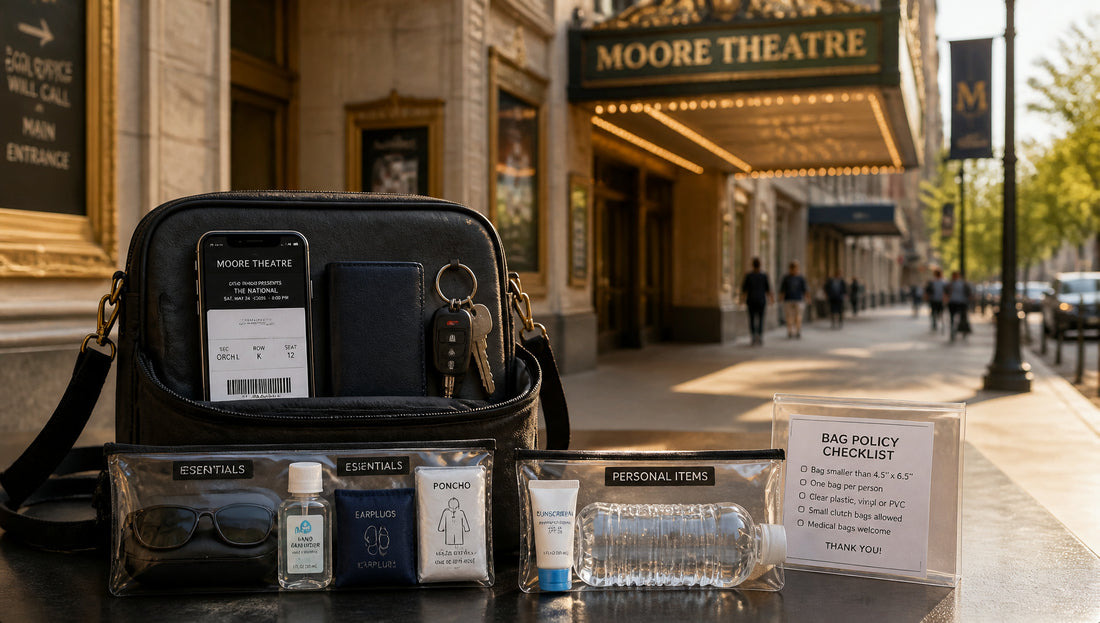 Moore Theatre Bag Policy Rules and Sizes Allowed