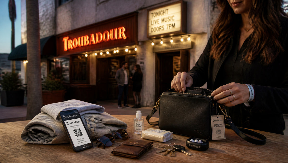 Troubadour Bag Policy What You Can Bring Inside