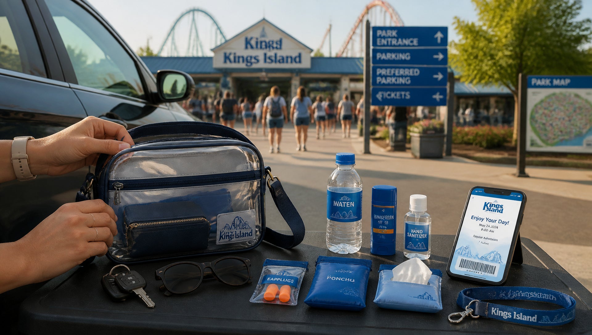 Kings Island Bag Policy Rules and Ride Locker Guide