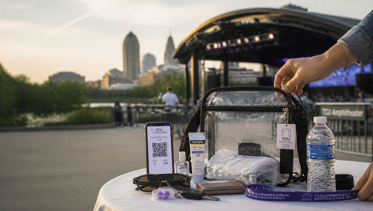 TCU Amphitheater Bag Rules for Clear Bags and Purses