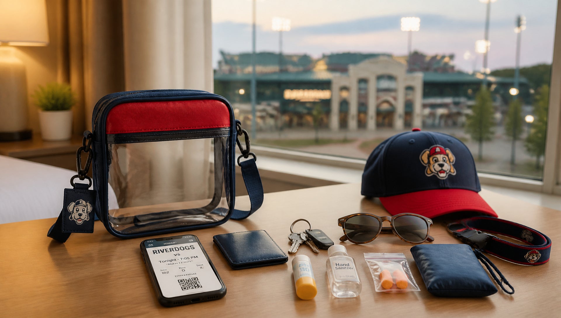 RiverDogs Bag Rules for Clear Bags and Purses