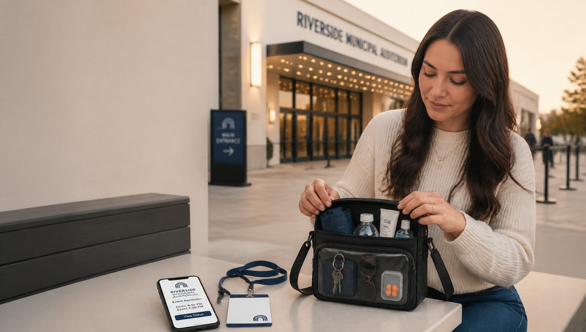 Riverside Municipal Auditorium Bag Policy Rules and Sizes