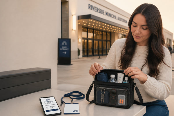 Riverside Municipal Auditorium Bag Policy Rules and Sizes