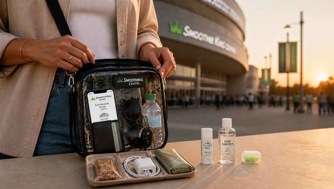 Smoothie King Center Bag Policy Rules and Sizes