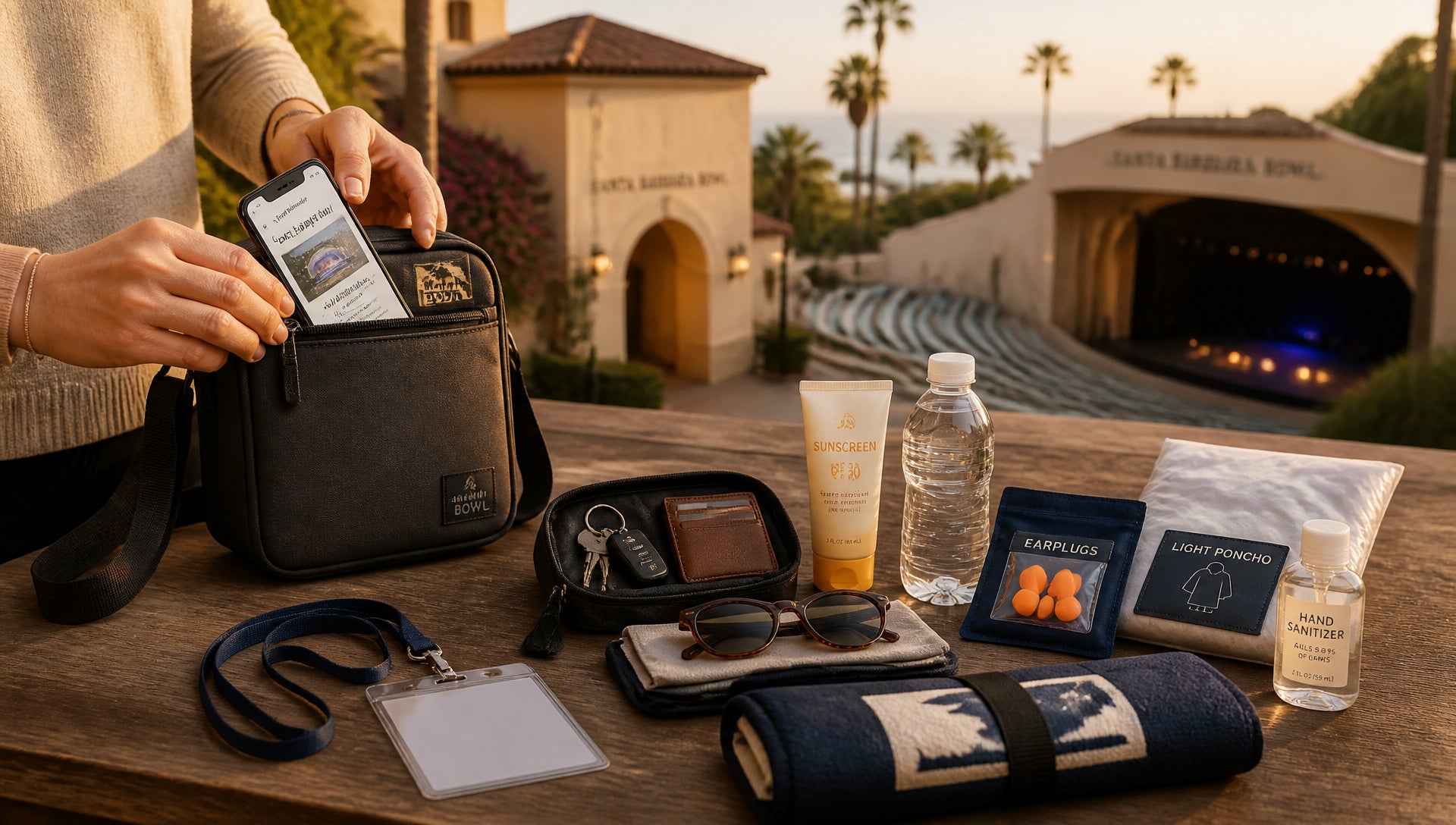 Santa Barbara Bowl Bag Rules for Purses and Clutches