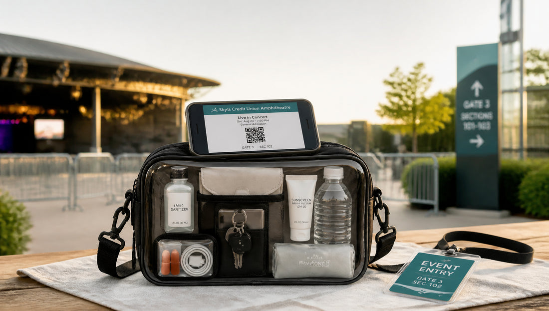 Skyla Credit Union Amphitheatre Bag Policy Rules and Sizes