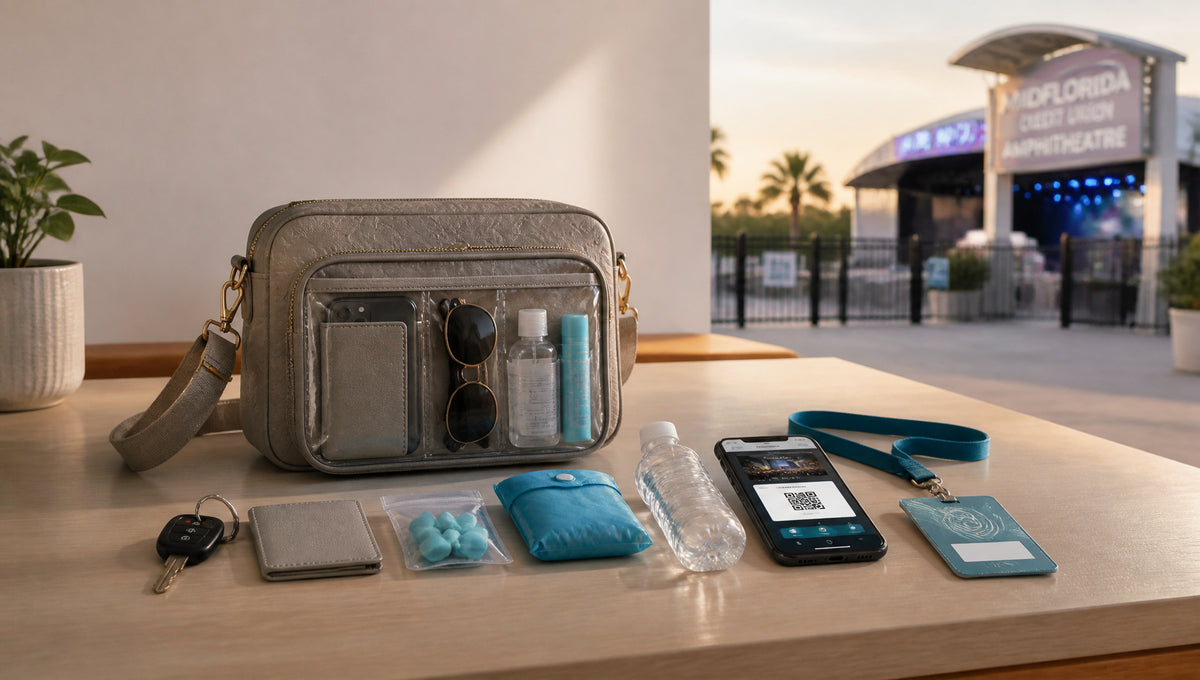 MIDFLORIDA Credit Union Amphitheatre Bag Policy Rules
