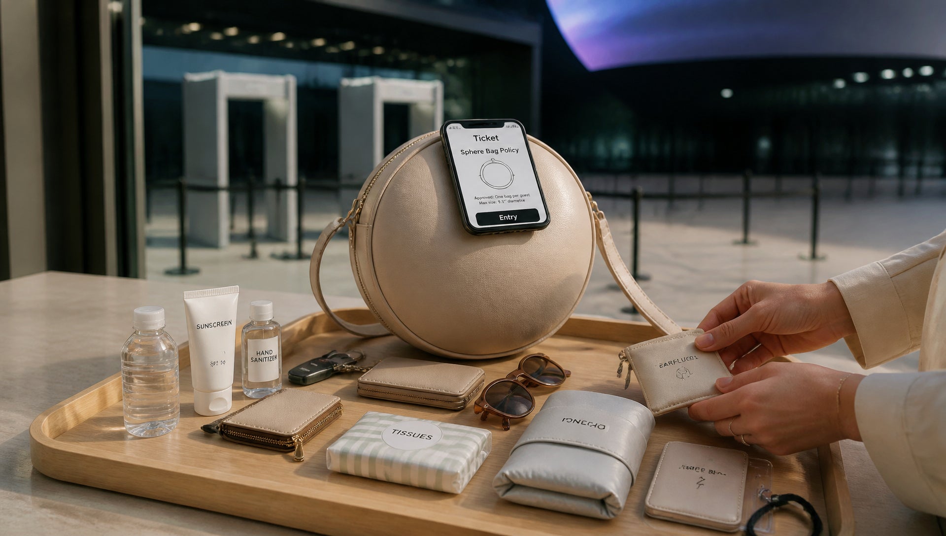 Sphere Bag Policy: Allowed Bags and Size Limits – BagPolicyGuide