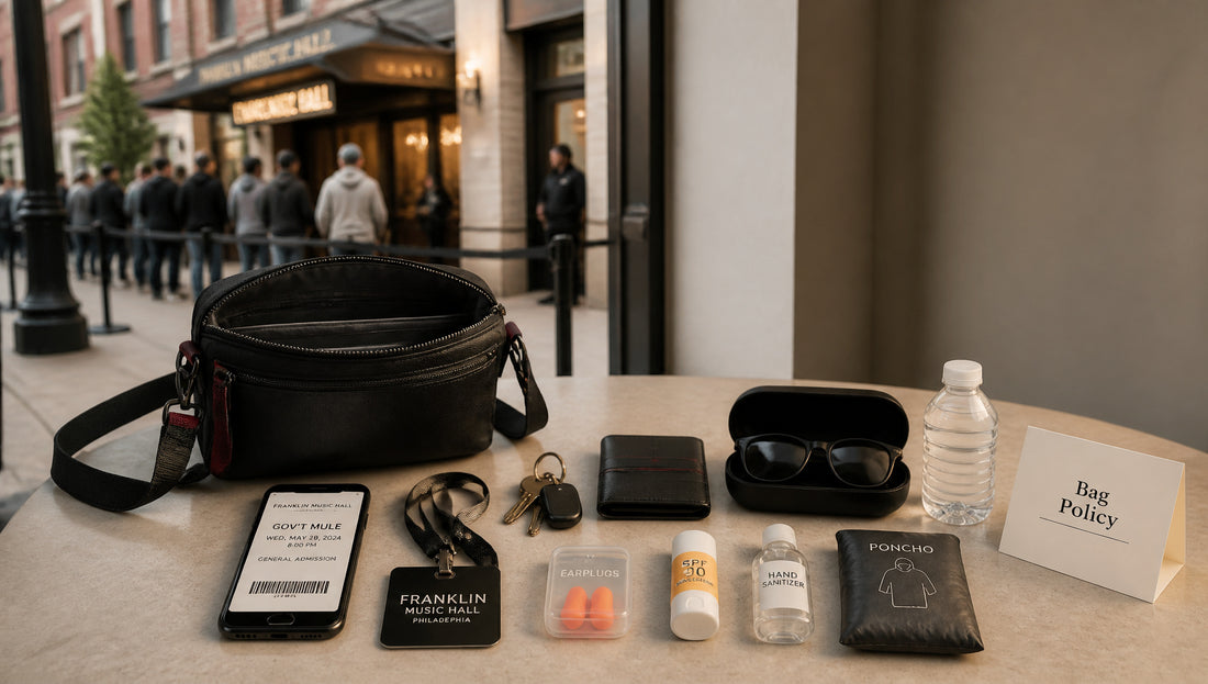 Franklin Music Hall Bag Rules and Allowed Sizes