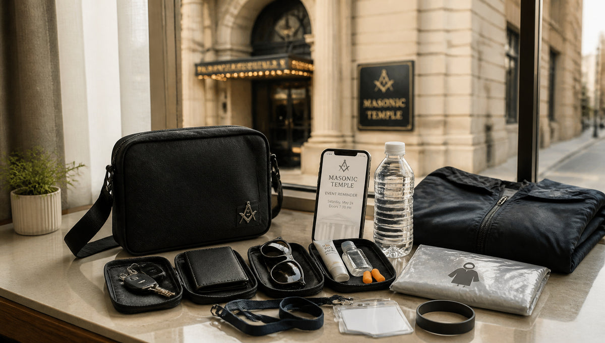 Masonic Temple Bag Policy Allowed Bags and Entry Rules