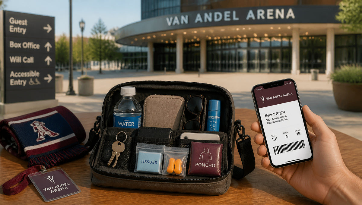 Van Andel Arena Bag Policy Rules and Sizes