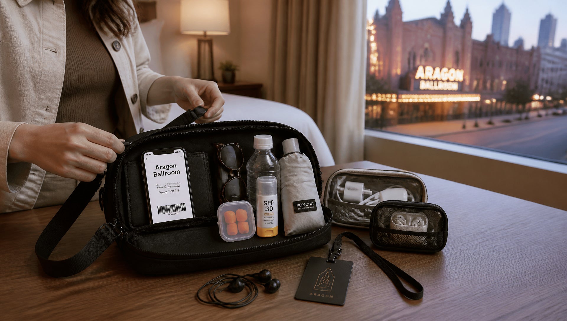 Aragon Ballroom Bag Rules for Clear Bags and Purses
