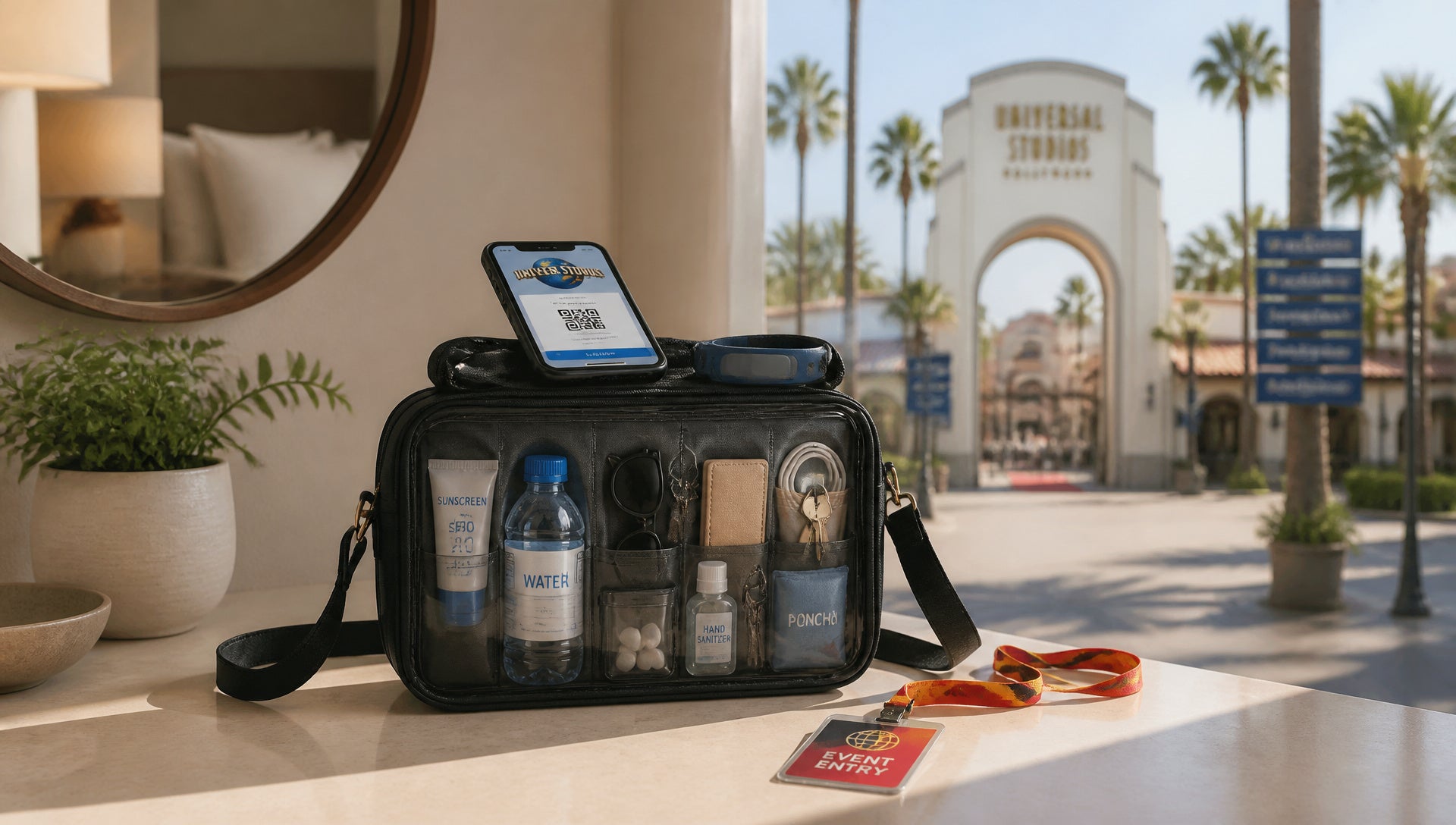Universal Studios Hollywood Bag Rules and Locker Sizes