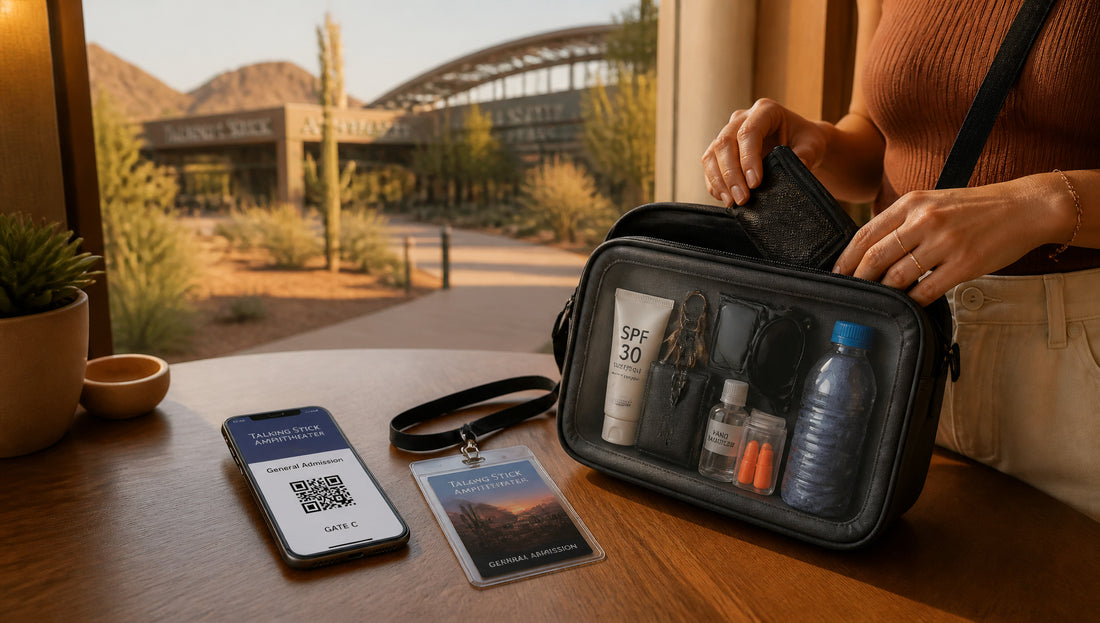 Talking Stick Amphitheater Bag Rules for Clear Bags and Purses