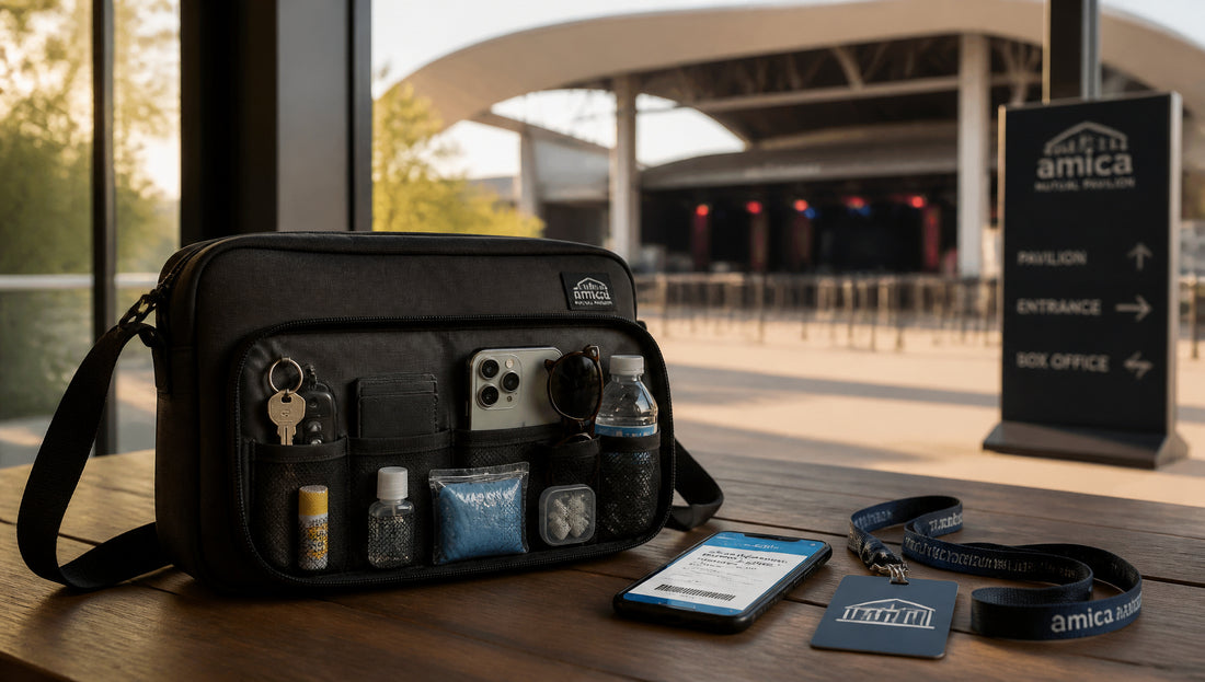 Amica Mutual Pavilion Bag Rules and Clear Bag Sizing