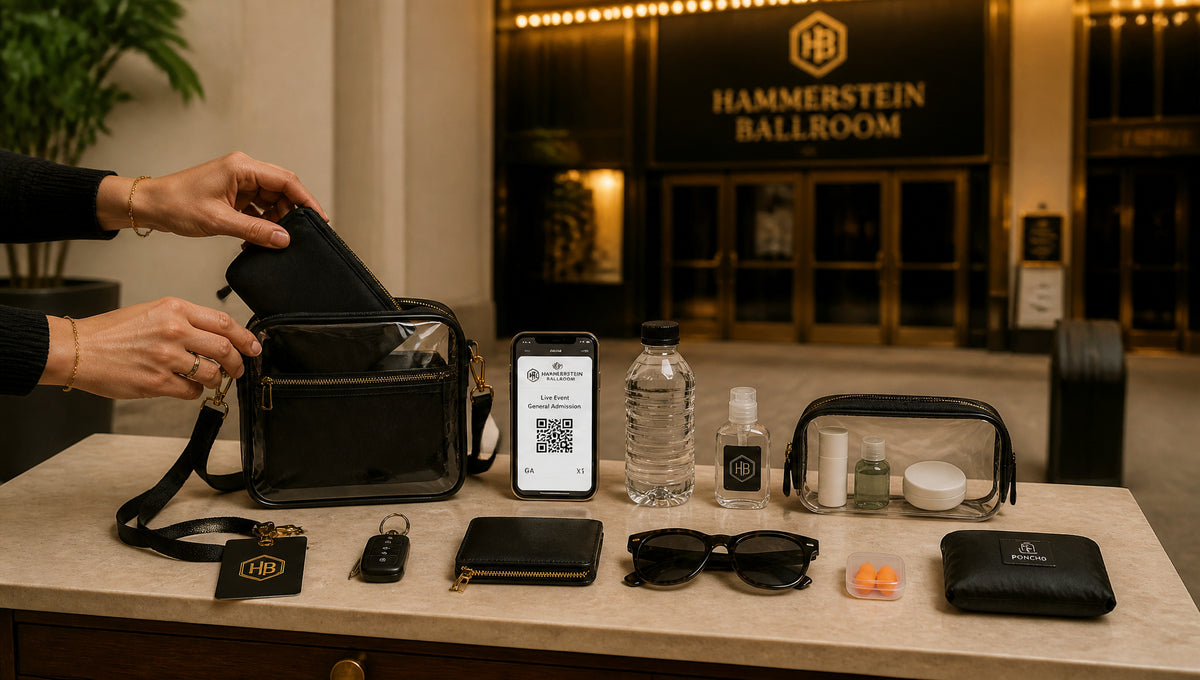Hammerstein Ballroom Bag Rules and Size Limits