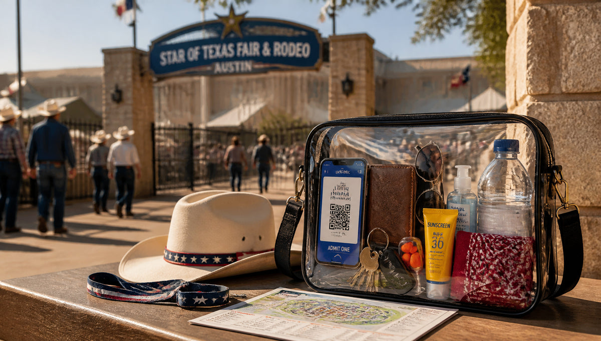 Austin Rodeo Bag Rules for Clear Bags and Purses