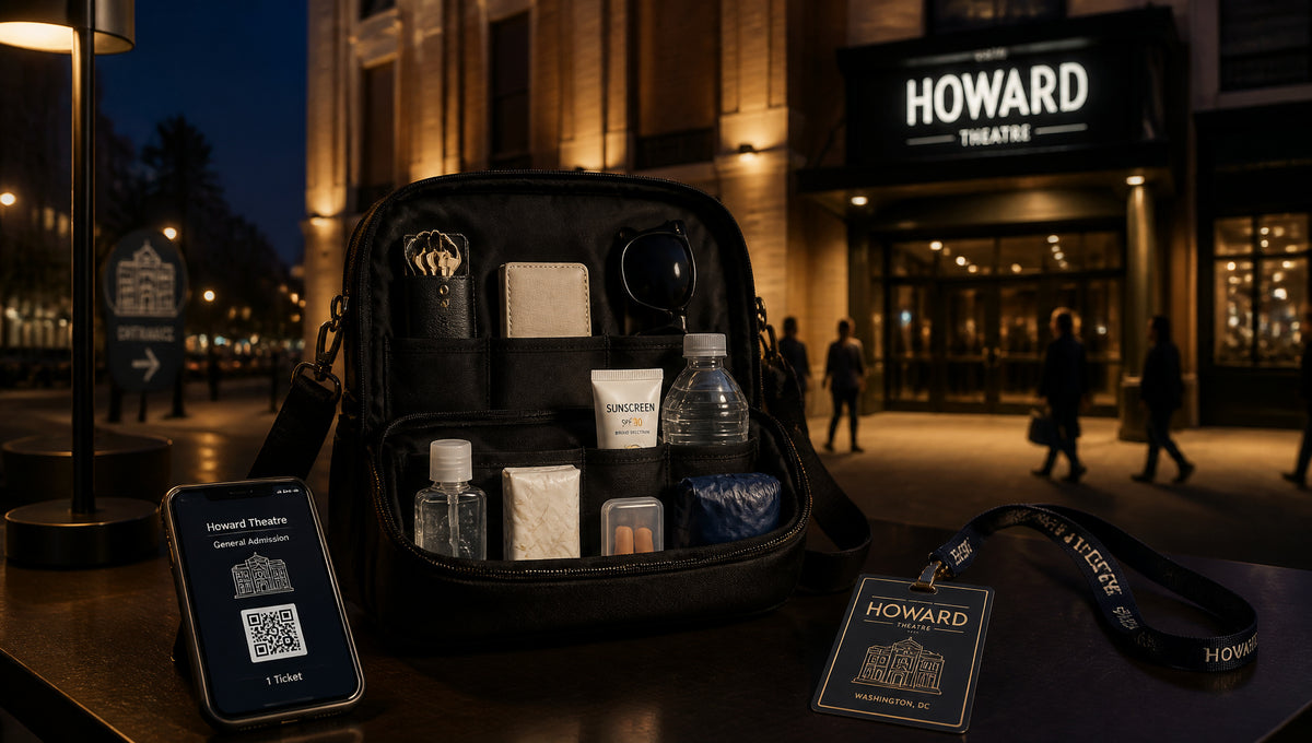 Howard Theatre Bag Policy Rules for Clear Bags and Purses