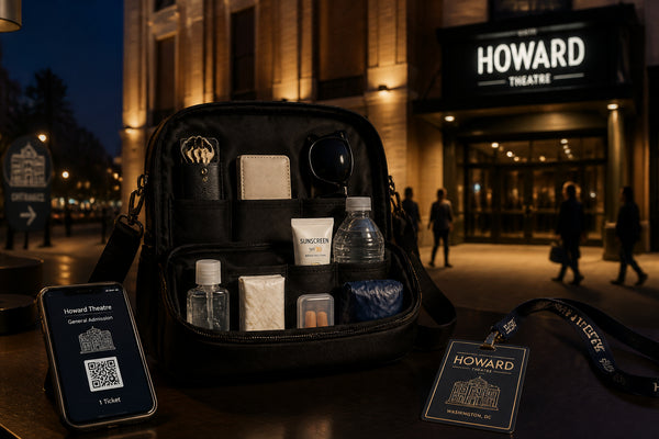 Howard Theatre Bag Policy Rules for Clear Bags and Purses