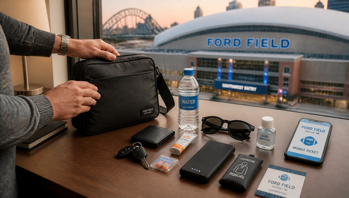 Ford Field Bag Policy Rules and Sizes for Fans