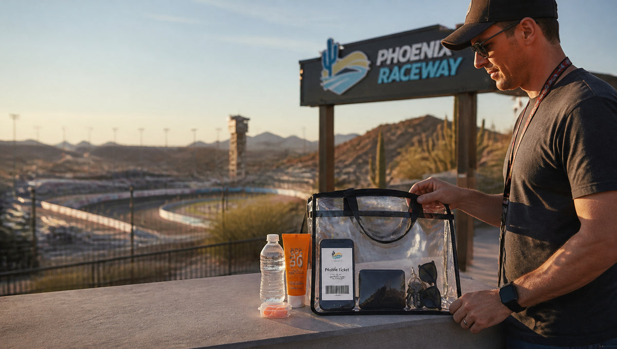 Phoenix Raceway Bag Policy What You Can Bring and Cooler Rules