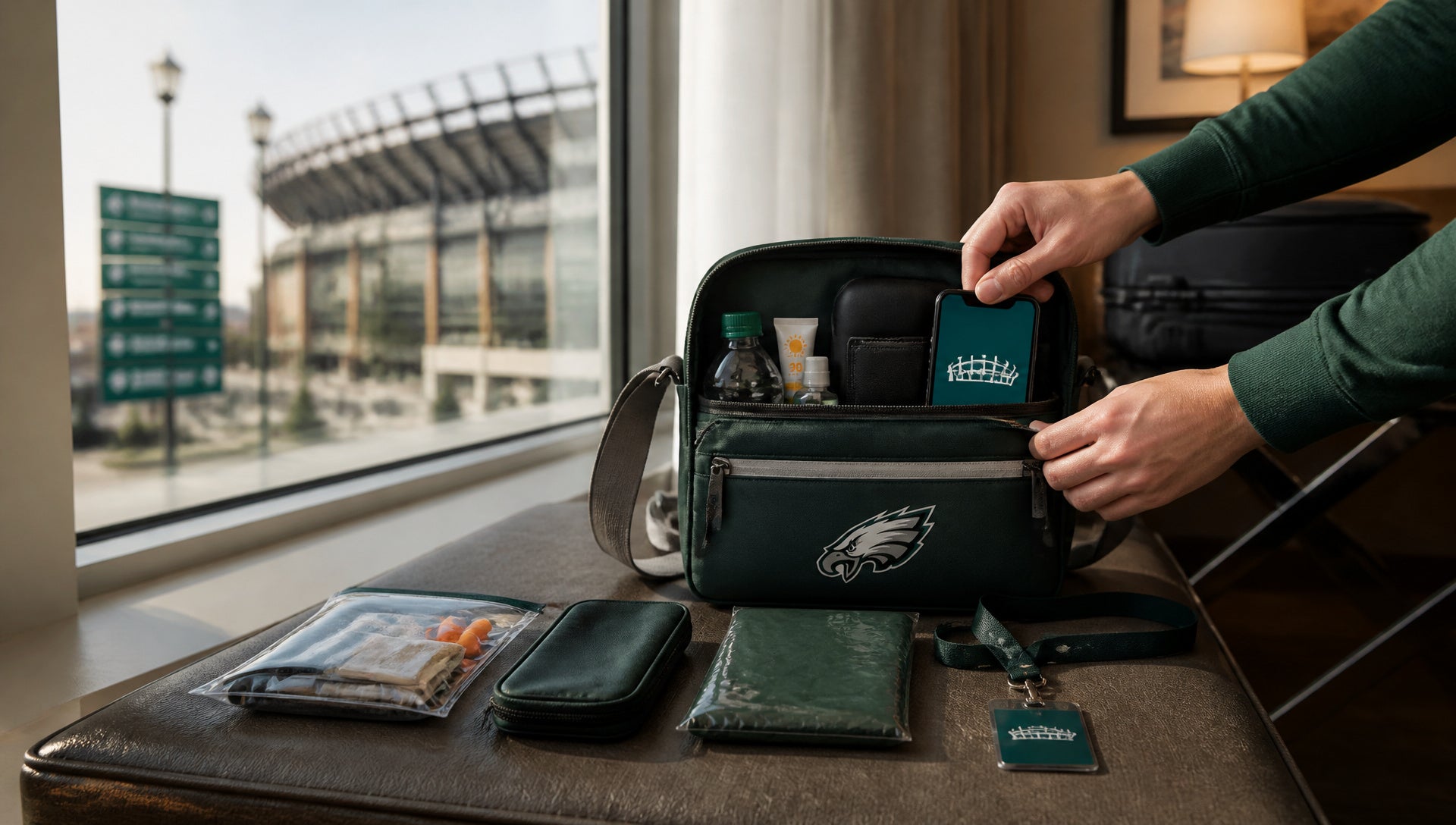 Lincoln Financial Field Bag Policy Rules and Sizes