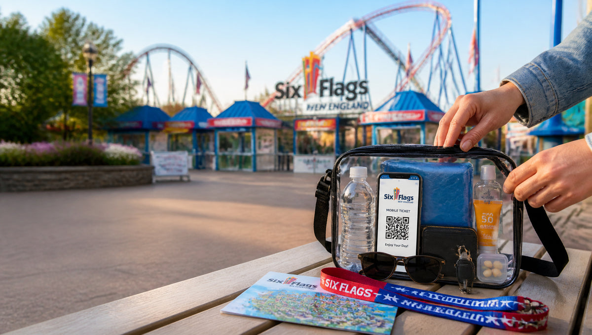 Six Flags New England Bag Rules and Size Limits