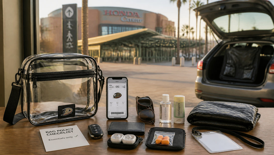 Honda Center Bag Policy Rules for Clutches and Purses