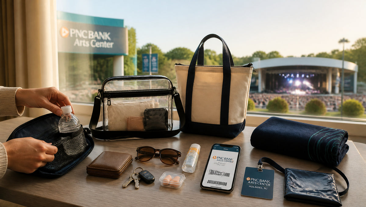 PNC Bank Arts Center Bag Policy and Size Rules