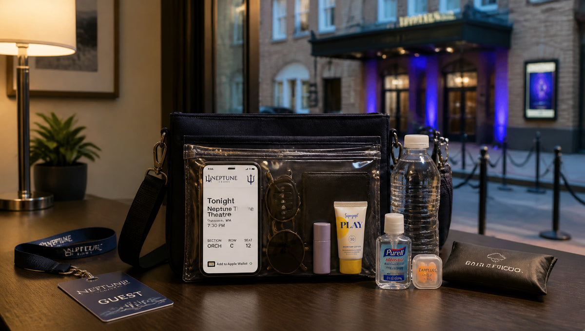 Neptune Theater Bag Policy Rules and Sizes