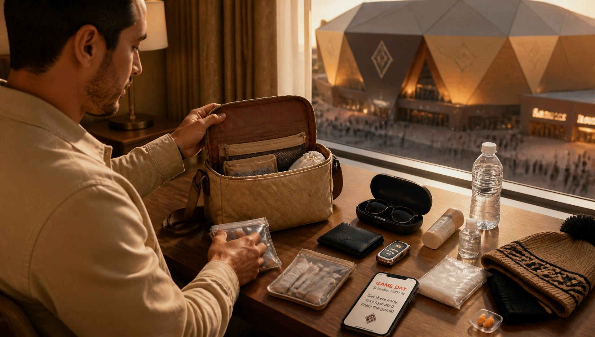 Desert Diamond Arena Bag Rules and Clear Bag Sizes