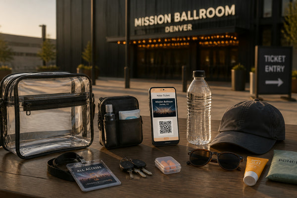 Mission Ballroom Bag Policy Rules and Size Limits