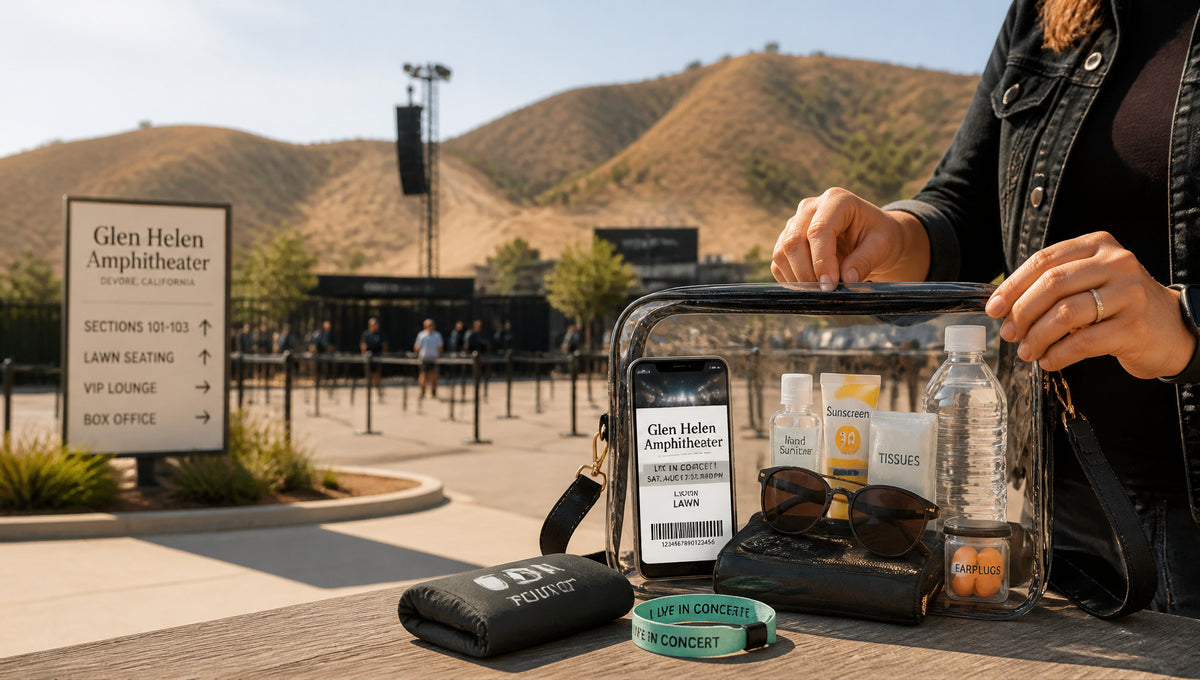 Glen Helen Amphitheater Bag Policy What You Can Bring