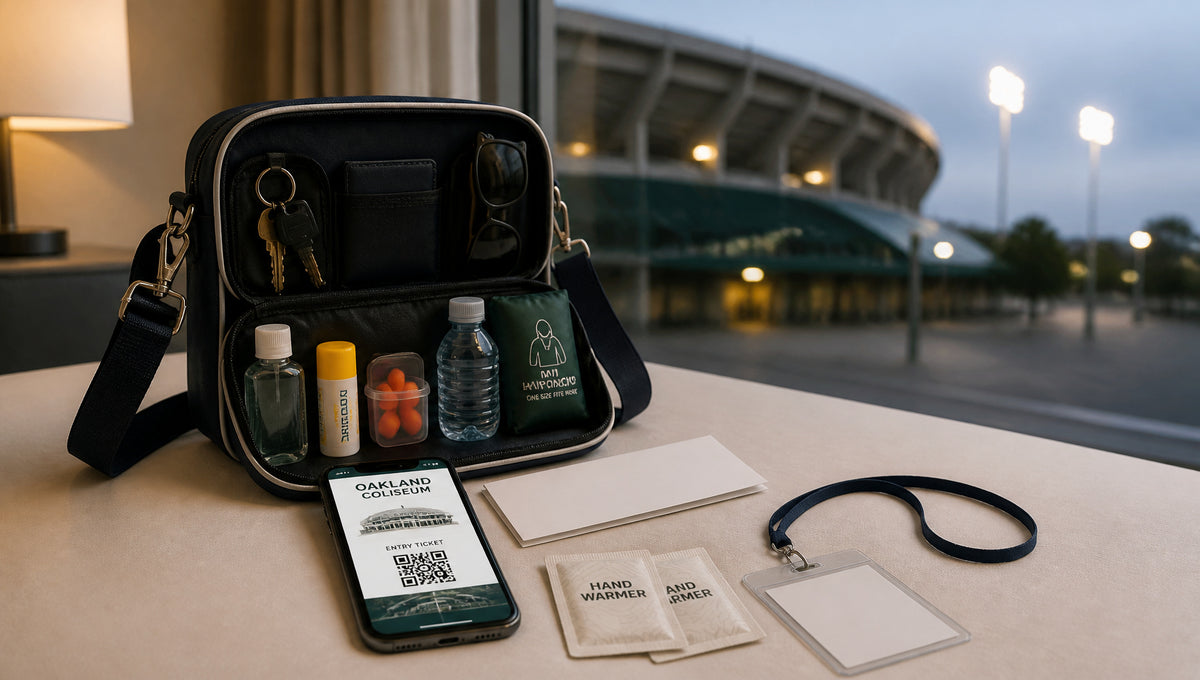Oakland Coliseum Bag Rules for Clear Bags and Purses