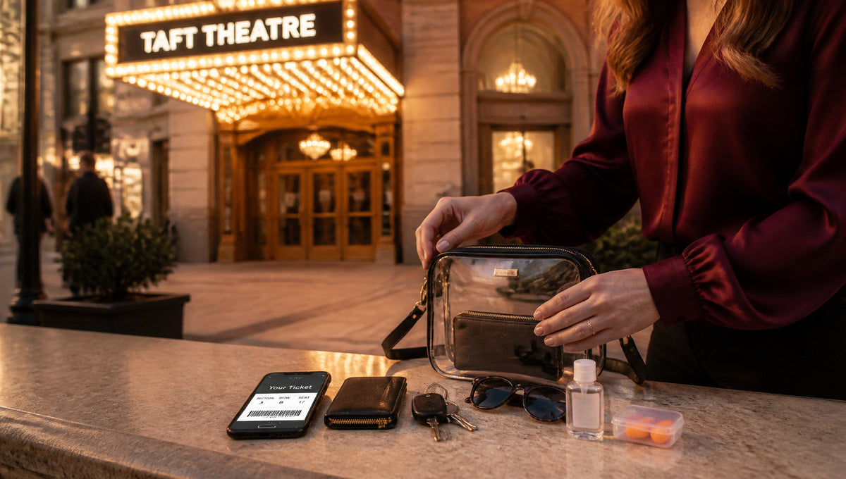 Taft Theater Bag Policy Allowed Bags and Size Limits