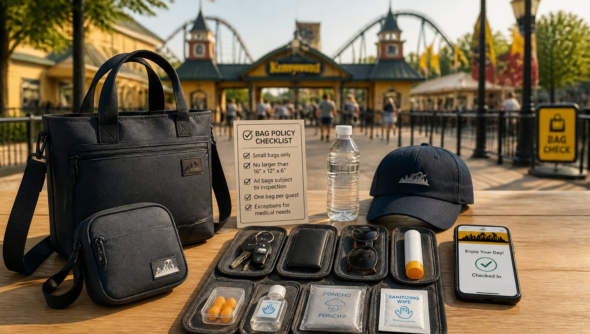 Kennywood Bag Policy for Families and Visitors