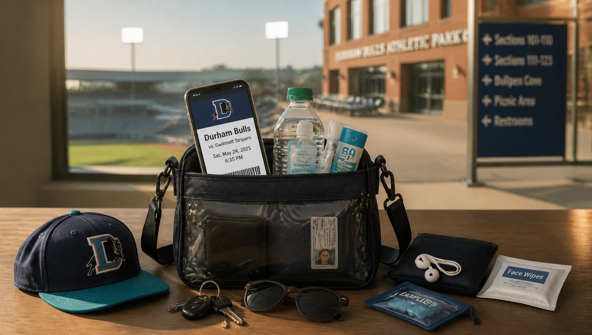 Durham Bulls Bag Policy Rules for Clear Bags and Families