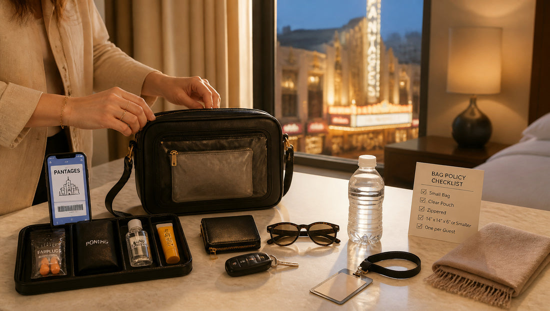 Pantages Theater Bag Policy Allowed Bags and Size Limits