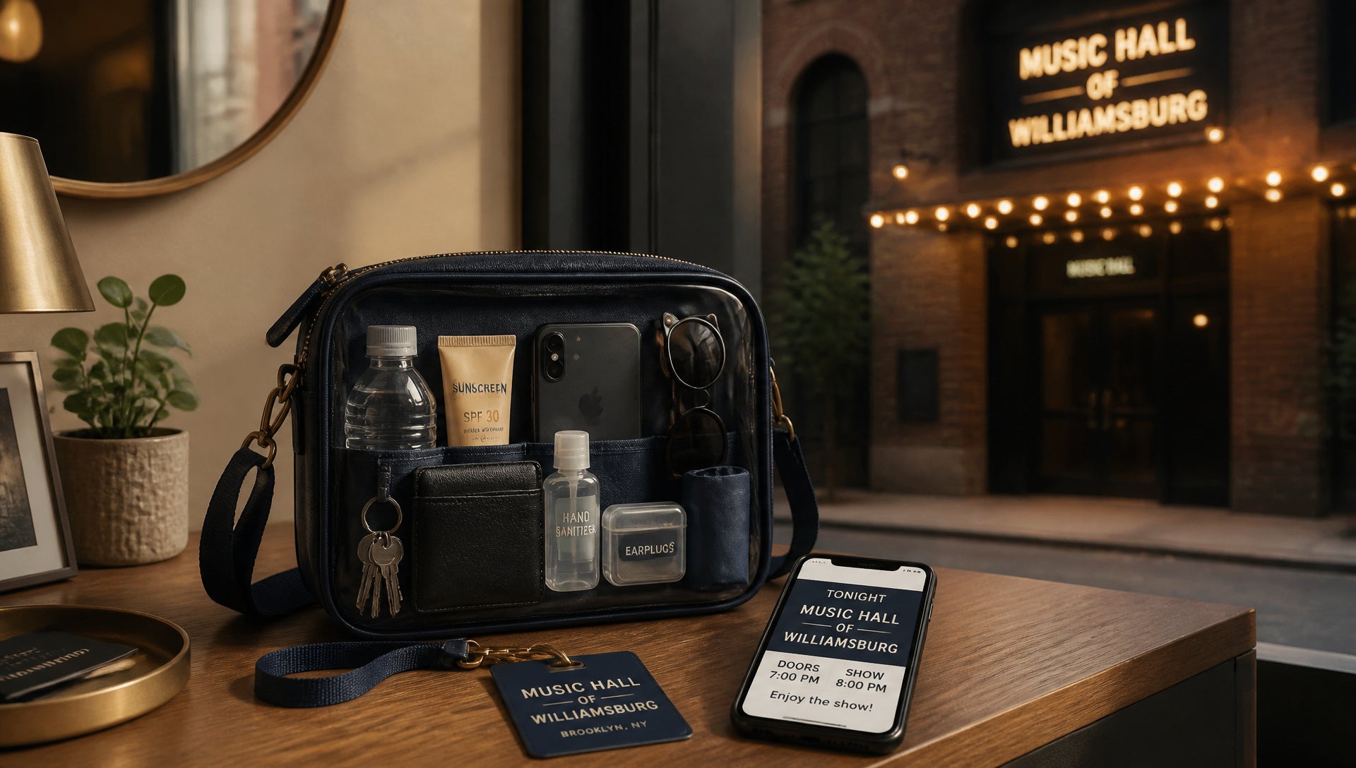 Music Hall of Williamsburg Bag Policy Rules and Sizes