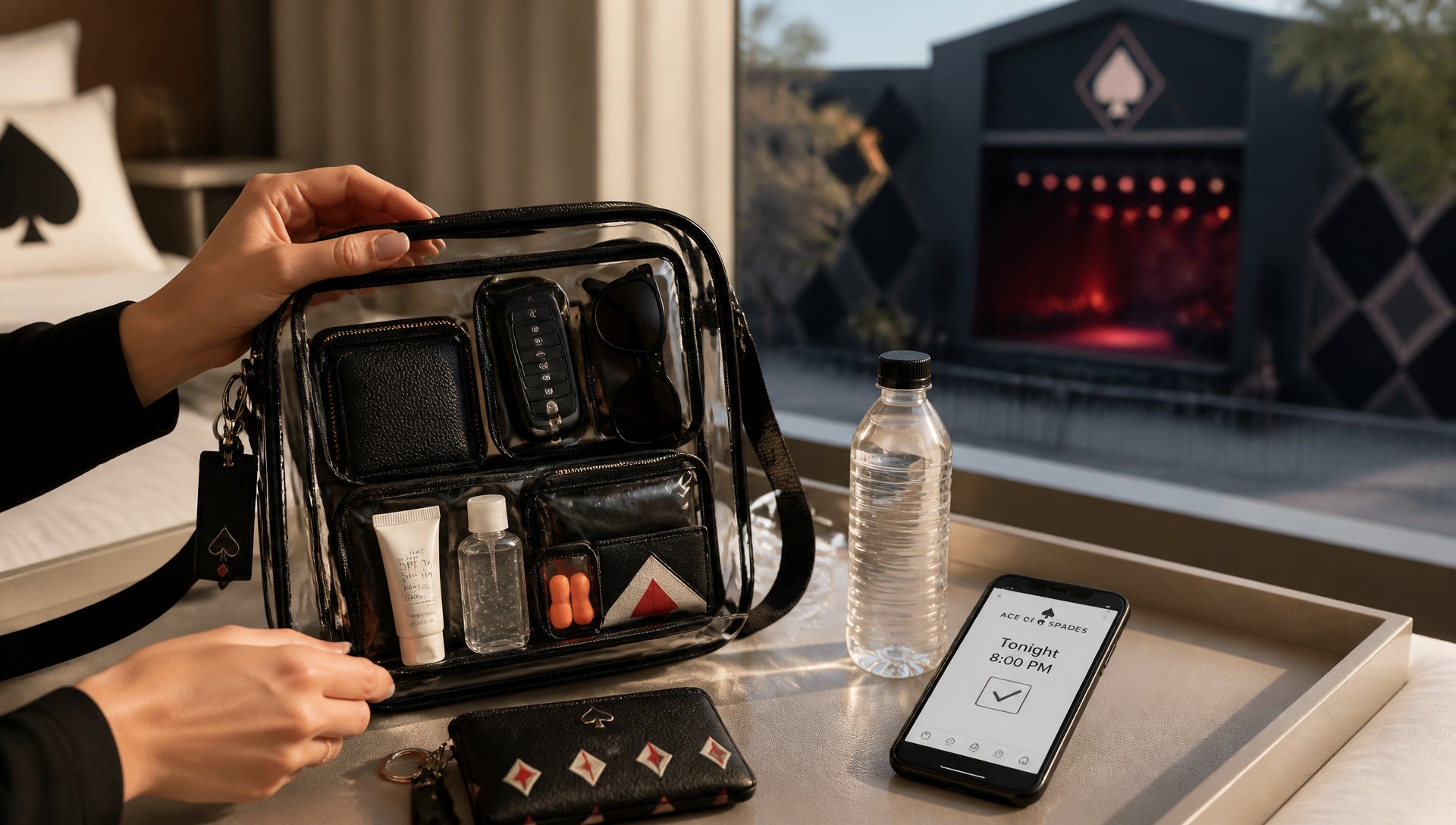 Ace of Spades Bag Policy Rules and Sizes