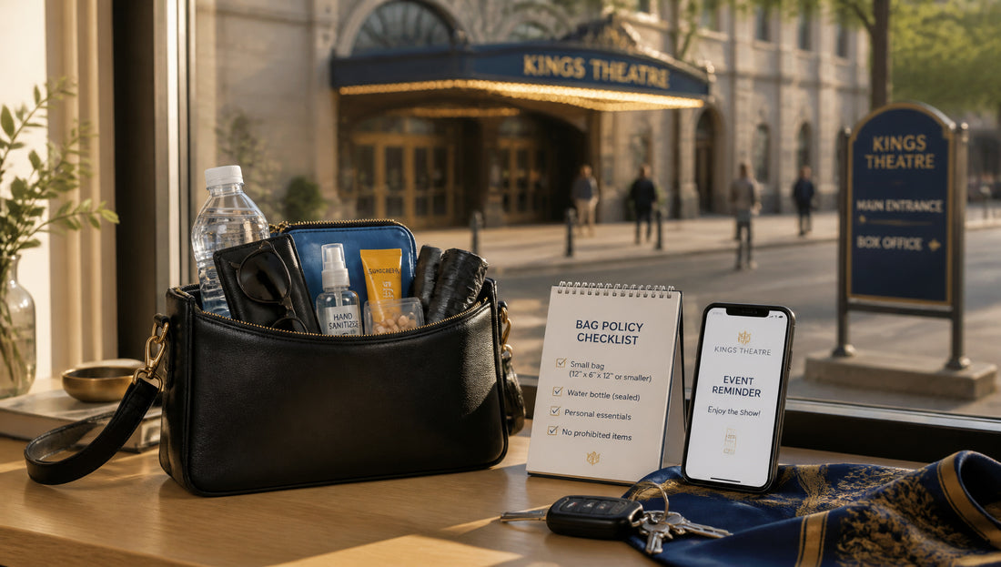 Kings Theatre Bag Policy Rules and Size Limits