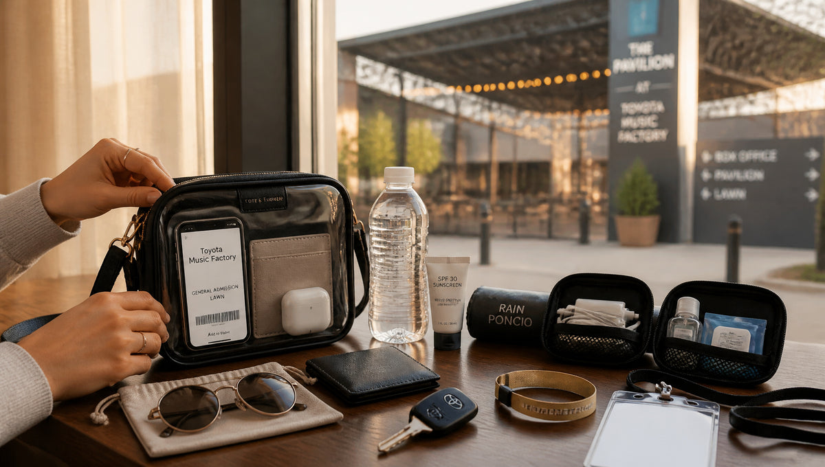 The Pavilion at Toyota Music Factory Bag Policy Rules and Sizes