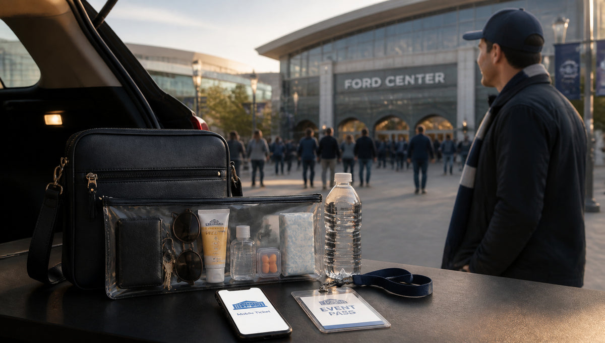 Ford Center Bag Policy Rules for Frisco and Evansville