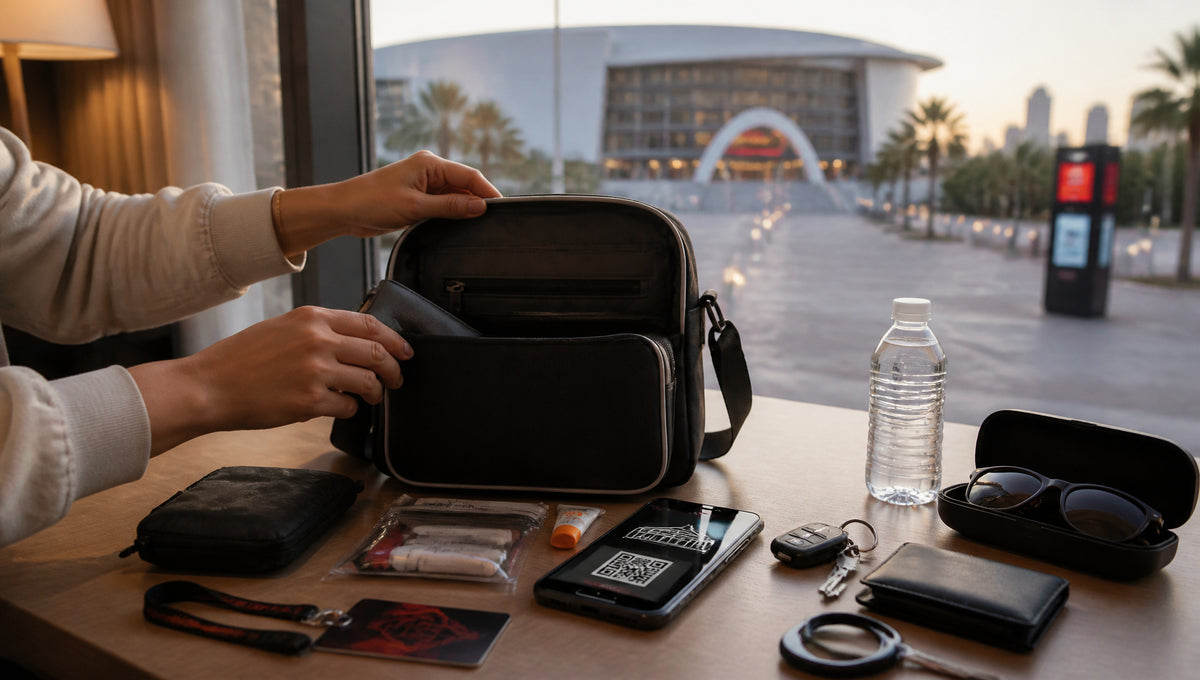 Kaseya Center Bag Rules for Clear Bags and Purses