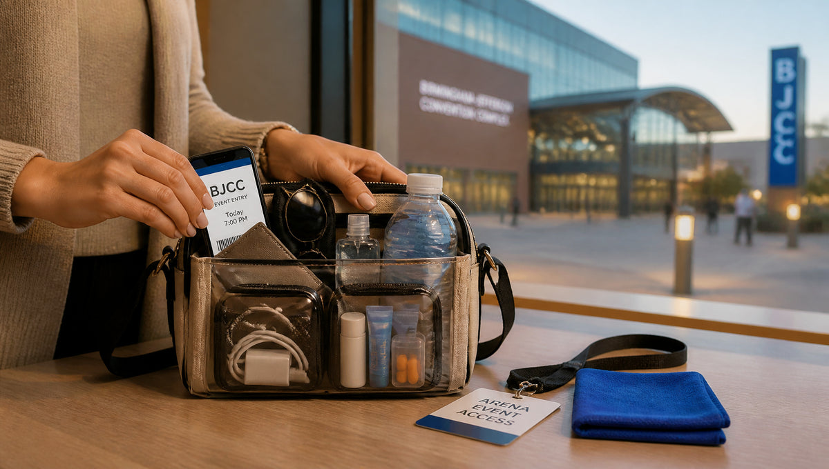 BJCC Bag Rules for Clear Bags and Purses