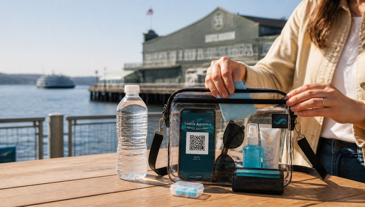 Seattle Aquarium Bag Rules for Backpacks Purses and Lockers