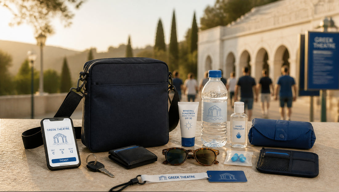 Greek Theater Bag Policy Rules for LA and Berkeley