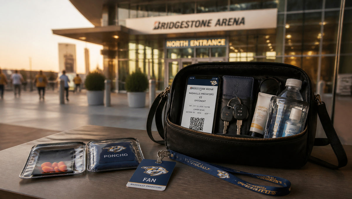 Bridgestone Arena Bag Policy Rules and Size Limits