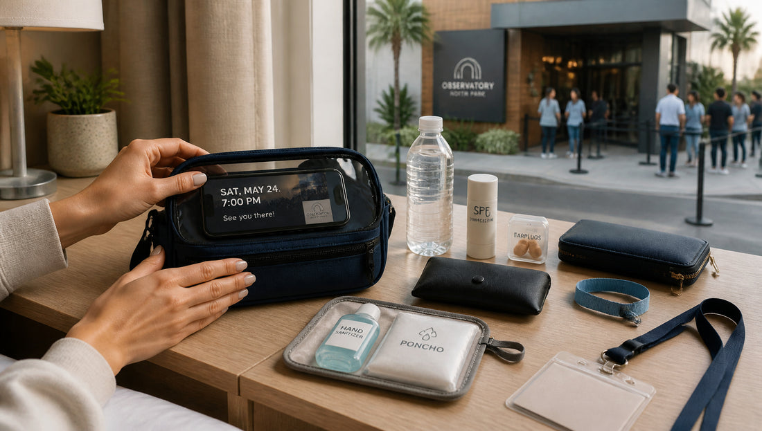 The Observatory North Park Bag Policy and Allowed Purses